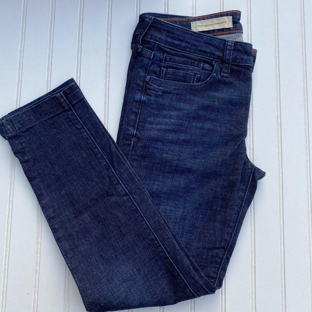 Pilcro and the Letterpress Womens Jeans Size 27 Fit Stet Dark Wash Cotton - Picture 15 of 15